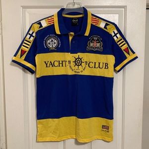 Krisp NYC Mens Polo Shirt Sz M Yacht Club